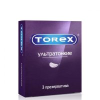 Презервативы Torex Ультратонкие - 3 шт.