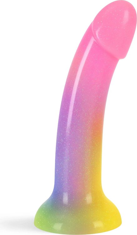 Фаллоимитатор из жидкого силикона Dildolls Stargazer - 17,6 см.