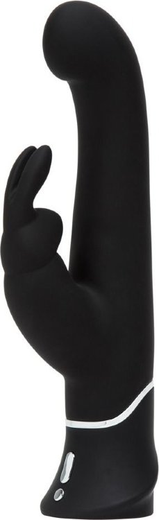 Черный вибратор-кролик G-Spot Stroking Vibrator - 24,2 см.
