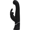 Черный вибратор-кролик G-Spot Stroking Vibrator - 24,2 см.