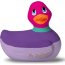 Фиолетово-розовый вибратор-уточка I Rub My Duckie 2.0 Colors  Цена 2 864 руб. - Фиолетово-розовый вибратор-уточка I Rub My Duckie 2.0 Colors