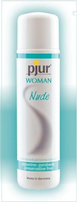 Женский ухаживающий лубрикант pjur WOMAN nude - 2 мл.  Цена 191 руб. Pjur WOMAN nude – лубрикант на водной основе без вкуса и запаха, созданный специально для женщин – с учётом особенностей их нежной, склонной к аллергии коже. В смазке нет ни единого компонента, способного вызвать аллергию – ни глицерина, ни парабенов, ни жира, ни спермицидов, ни парфюмерных добавок. Небольшого количества лубриканта достаточно, чтобы должным образом увлажнить чувствительные интимные местечки, придать коже шелковистость и мягкость. Pjur WOMAN nude – непревзойдённое скольжение и отличный уход для самых нежных созданий. Страна: Германия. Объем: 2 мл.
