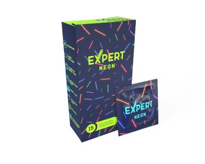Светящиеся в темноте презервативы Expert Neon - 15 шт.  Цена 1 901 руб. Длина: 18 см. Презервативы гладкие светящиеся изготовлены из натурального латекса без запаха и протестированы с помощью электронной системы контроля качества. Имеют дополнительную смазку для повышенного комфорта. Отличаются высокой тонкостью, сохраняя надёжность и чувствительность. Номинальная ширина - 52 мм. Толщина стенки - 0,06 мм. В упаковке - 15 шт. Страна: Тайланд. Материал: латекс. Объем: 15 шт.