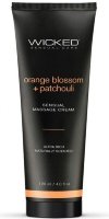 Массажный легкий крем WICKED Orange Blossom plus Patchouli - 120 мл.