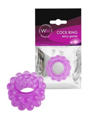 Лиловое эрекционное кольцо с 2 рядами стимулирующих шариков  Цена 502 руб. Эрекционное кольцо для пениса усиливает эрекцию, повышает чувствительность и продлевает интимную близость. Шарики на поверхности изделия дарят партнёрше потрясающие эротические ощущения. Интимный аксессуар изготовлен из эластичного материала. Хорошо тянется и плотно облегает половой член. Подходит для пенисов разных размеров. Внутренний диаметр - 2 см. Страна: Китай. Материал: термопластичная резина (TPR).