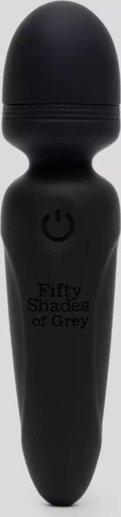 Черный мини-wand Sensation Rechargeable Mini Wand Vibrator - 10,1 см.