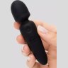 Черный мини-wand Sensation Rechargeable Mini Wand Vibrator - 10,1 см.