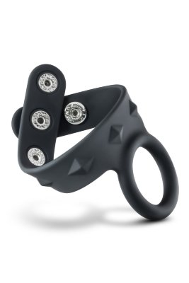 Черное эрекционное кольцо с подхватом мошонки на кнопках VS6  Цена 2 712 руб. Диаметр: 5 см. Черное эрекционное кольцо с подхватом мошонки на кнопках VS6. Страна: Китай. Материал: силикон.