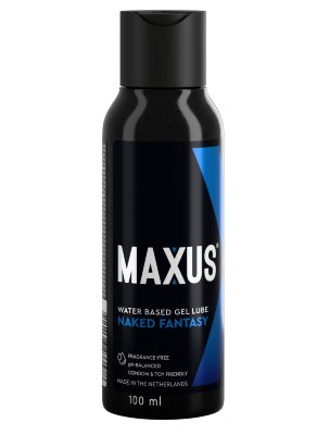 Лубрикант на водной основе MAXUS Naked Fantasy - 100 мл.  Цена 2 957 руб. Эта смазка на водной основе сделает интимные моменты ещё приятнее благодаря увлажняющей формуле, которая имитирует естественную влажность тела. Её уникальная текстура обеспечивает плавное скольжение, уменьшая дискомфорт и позволяя в полной мере насладиться моментом. Поскольку средство со временем естественным образом впитывается в кожу, можно наносить его повторно, чтобы поддерживать постоянную смазку и наслаждаться непрерывным удовольствием. - Не оставляет следов на одежде - Для всех видов секса, в том числе орального - Имитирует естественную смазку - Безопасная формула - Приятно увлажняет кожу - Совместим с презервативами и секс-игрушками - Подходит для массажа и секс-игр - Нейтральный аромат, который не отвлекает от процесса. Страна: Нидерланды. Объем: 100 мл.