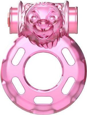 Розовое эрекционное кольцо с вибрацией Pink Bear  Цена 543 руб. Длина: 5 см. Диаметр: 3.5 см. Универсальная интим-игрушка для двоих, она вполне способна утолить сексуальное желание одновременно мужчине и женщине. Эластичное виброкольцо позволяет увеличить время эрекции, а стимулятор в виде мишки ласкает клитор. Мягкий, прочный, нежный материал быстро подстраивается под температуру тела, тем самым делая это изделие еще более приятным. В комплекте батарейки и презерватив. Внутренний диаметр - 1,5 см. Страна: Китай. Материал: термопластичный эластомер (TPE). Батарейки: есть в комплекте.