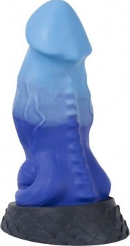 Синий фаллоимитатор Ночная Фурия Large+ - 26 см.