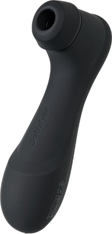 Черный вакуумный стимулятор клитора Satisfyer Pro 2 Generation 3
