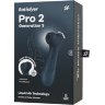 Черный вакуумный стимулятор клитора Satisfyer Pro 2 Generation 3