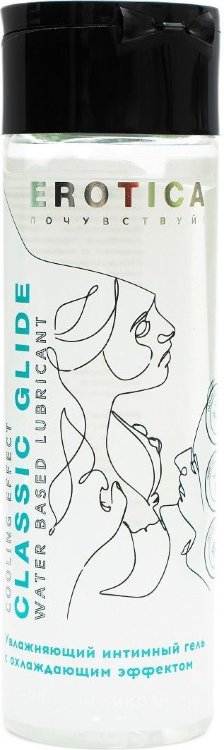 Интимный гель на водной основе Classic Glide Cooling Effect с охлаждающим эффектом - 200 мл.