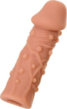 Насадка фаллического вида с венками и шишечками Extreme Sleeve 006 S-size - 12,7 см.