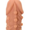 Насадка фаллического вида с венками и шишечками Extreme Sleeve 006 S-size - 12,7 см.