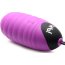Лиловое ребристое виброяйцо с пультом ДУ 28X Ribbed Silicone Egg - Лиловое ребристое виброяйцо с пультом ДУ 28X Ribbed Silicone Egg