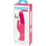 Розовый вибратор-кролик Realistic Dual Density Rechargeable Rabbit Vibrator - 25,5 см.