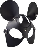 Черная кожаная маска Мышка