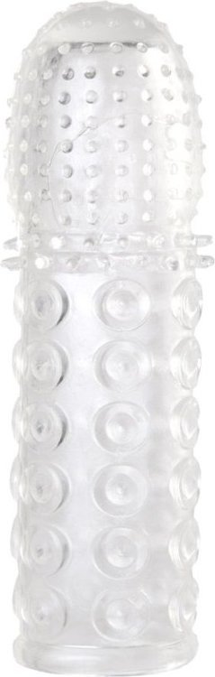 Прозрачная закрытая гелевая насадка - 13,5 см.