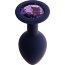 Черничная анальная пробка с фиолетовым кристаллом Gamma L - 9,4 см.  Цена 1 340 руб. - Черничная анальная пробка с фиолетовым кристаллом Gamma L - 9,4 см.