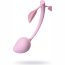 Розовый силиконовый вагинальный шарик с лепесточками  Цена 836 руб. - Розовый силиконовый вагинальный шарик с лепесточками