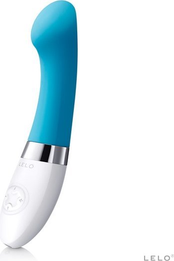 Голубой вибромассажёр Gigi 2 Turquoise Blue