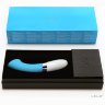 Голубой вибромассажёр Gigi 2 Turquoise Blue
