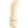 Желтый вибратор G-точки Shibae Toys - 17,5 см.