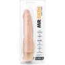Телесный вибратор-реалистик с шипиками в основании Mr. Skin Cock Vibe 4 - 20,3 см.