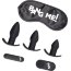 Набор для анальной стимуляции 28X Backdoor Adventure Remote Control 3 Piece Butt Plug Vibe Kit - Набор для анальной стимуляции 28X Backdoor Adventure Remote Control 3 Piece Butt Plug Vibe Kit