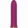 Сливовый миниатюрный вибромассажер AN Stalk - 10,2 см.