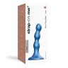 Голубая насадка Strap-On-Me Dildo Plug Balls size S