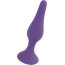 Фиолетовая анальная втулка Silcone Purple Plug Small - 10 см. - Фиолетовая анальная втулка Silcone Purple Plug Small - 10 см.