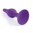 Фиолетовая анальная втулка Silcone Purple Plug Small - 10 см. - Фиолетовая анальная втулка Silcone Purple Plug Small - 10 см.