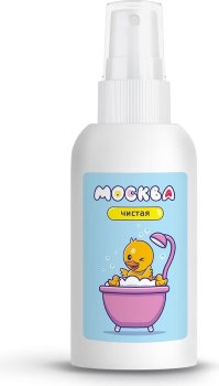 Антибактериальный спрей для очистки секс-игрушек с ароматом дыни Москва Чистая - 100 мл.