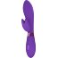 Фиолетовый вибратор Leyla с клиторальным отростком - 20,5 см.  Цена 2 705 руб. - Фиолетовый вибратор Leyla с клиторальным отростком - 20,5 см.