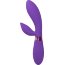 Фиолетовый вибратор Leyla с клиторальным отростком - 20,5 см.  Цена 2 705 руб. - Фиолетовый вибратор Leyla с клиторальным отростком - 20,5 см.