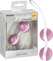 Нежно-розовые вагинальные шарики Joyballs Bicolored