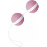 Нежно-розовые вагинальные шарики Joyballs Bicolored
