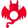 Красное эрекционное кольцо на пенис JOS COCKY DEVIL