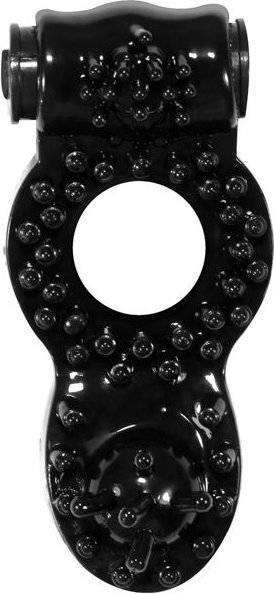 Чёрное эрекционное кольцо Rings Ringer