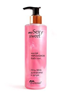 Гель-пена для ванны и душа Sexy Sweet с феромонами и ароматом бабл-гам - 200 мл.  Цена 923 руб. Увлажняющий гель-пена для душа и ванны с феромонами и ароматом бабл-гам. Во время использования создаёт обильную пену и бережно очищает кожу. Дарит ощущение свежести и комфорта. Не сушит и не стягивает кожу, придаёт ей нежность, мягкость и бархатистость. Бетаин в составе эффективно удерживает влагу, поддерживая тонус кожи. Феромоны подчеркивают чувственность и сексуальность, повышают уверенность в себе, раскрепощают. Натуральный пребиотик способствует регулированию баланса микрофлоры и укрепляет защитные функции кожи. Яркий аромат бабл-гам поднимает настроение, превращая процесс принятия водных процедур в незабываемое удовольствие. - для мытья тела: небольшое количество гель-пены нанесите на влажную кожу, нежно помассируйте до образования пены, смойте водой - для образования пены: наливайте средства под струёй воды в ванне и наслаждайтесь появлением обильной пены. Aqua, Sodium Laureth Sulfate, Glycerin, Cocamidopropyl Betaine, Glycol Distearate (and) Sodium Laureth Sulfate (and) Cocamide MEA, PEG-40 Hydrogenated Castor Oil, Sodium Chloride, Parfum*/Aroma, Inulin, α-Glucan Oligosaccharide, Betaine, Lactic Acid, Methylchloroisothiazolinone, Methylisothiazolinone, CI 14720. *Содержит феромоны. Возможна индивидуальная гиперчувствительность. Страна: Россия. Объем: 200 мл.
