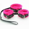 Набор с розовым мехом BDSM Light