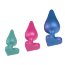 Набор из 3 анальных пробок Romp Luster  Цена 6 579 руб. - Набор из 3 анальных пробок Romp Luster