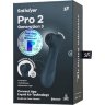 Черный вакуумный стимулятор клитора Satisfyer Pro 2 Generation 3 с управлением через приложение
