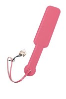 Розовый кожаный пэддл - 37 см.