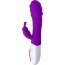 Фиолетовый вибратор JOS TATY с пульсирующими шариками - 21,5 см.  Цена 9 193 руб. - Фиолетовый вибратор JOS TATY с пульсирующими шариками - 21,5 см.