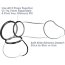 Набор из трех черных эрекционных колец Silicone 3-Ring Stamina Set - Набор из трех черных эрекционных колец Silicone 3-Ring Stamina Set