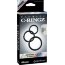 Набор из трех черных эрекционных колец Silicone 3-Ring Stamina Set - Набор из трех черных эрекционных колец Silicone 3-Ring Stamina Set